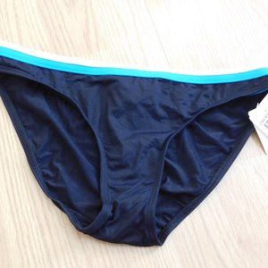 Women's Swim Bottoms - Size XS - Black White Blue